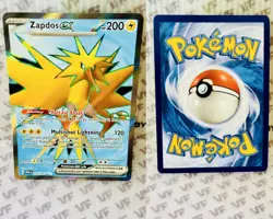 Zapdos Ex 192/165 Full Art -Scarlet & Violet 151 - Pokemon Card TCG Full NM Alt - Image 1