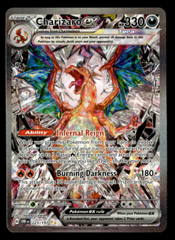 Charizard ex - SIR Holo SV03: Obsidian Flames 223/197 LP Pokemon TCG - Image 1