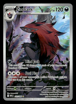 Zoroark Illustration Rare Holo SV: White Flare 143/086 LP Pokemon TCG - Image 1