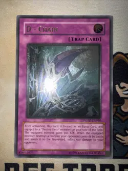 D - Chain POTD-EN050 Ultimate Rare Unlimited YuGiOh LP - Image 2