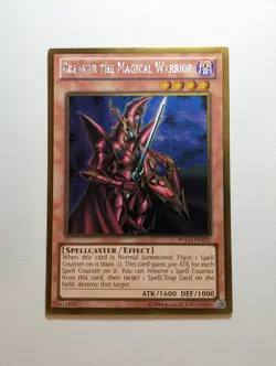 Yugioh Breaker the Magical Warrior PGLD-EN052 Gold Rare VLP/LP - Image 1