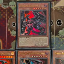 Yugioh Bystial Baldrake BLMR-EN069 & 3 x Dark Armed Dragon EN054 Ultra Mint - Image 2