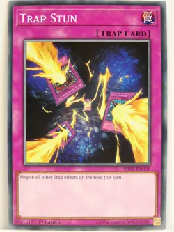 Yugioh - 1x #035 Trap Stun - SDPL - Powercode Link Structure Deck - Image 1