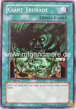 Yu-Gi-Oh 3x Giant Trunade - - - 5DS2 - Image 1