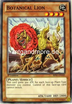 Yu-Gi-Oh 1x Botanical Lion - - - BP01 - Battle Pack Epic Dawn - Image 1