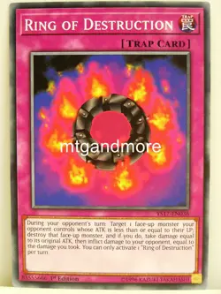 Yu-Gi-Oh - #036 Ring of Destruction - YS17 - Starter Deck Link Strike - Image 1