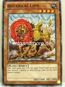 Yu-Gi-Oh - 1x Botanical Lion - Mosaic Rare - BP02 - War of the Giants - Image 1