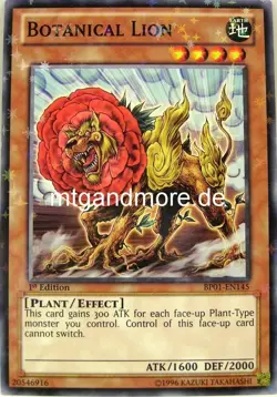 Yu-Gi-Oh 1x Botanical Lion - - - BP01 - Starfoil - Battle Pack - Image 1