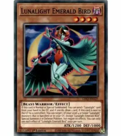 Lunalight Emerald Bird - LDS2 EN127 - Common - 1st Edition - Yugioh - Image 1