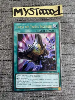 Carte Yu-gi-oh! Talent des Triples Tactiques RA01-FR063 QCR Francais - Image 1