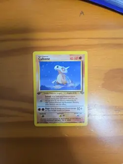 Pokemon Jungle Cubone 1st Edition Near Mint, 50/64, Regular Card - Image 1
