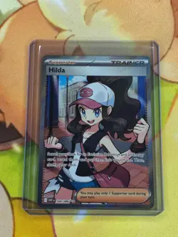 Hilda 164/086 Full Art Ultra Rare White Flare Holo Pokemon TCG Card - Image 1