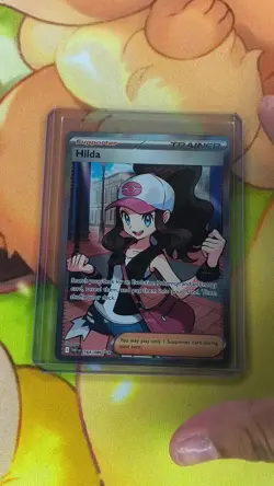 Hilda 164/086 Full Art Ultra Rare White Flare Holo Pokemon TCG Card - Image 2