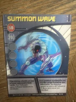 Bakugan Battle Brawlers Summon Wave Ability Card 40/48 BA172 NM Near Mint Holo - Image 2