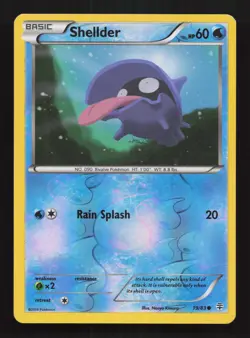19/83 Shellder Common Reverse Holo: Pokemon Trading Card Game Generations NM - Image 1