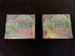 (2)Scarlet & Violet Shrouded Fable Pokemon Center ETBs Sealed Pokemon TCG Card - Image 1