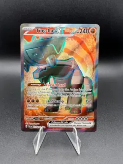 Pokemon TCG Ting-Lu EX 243/193 2023 Paldea Evolved Ultra Rare Card - NM - Image 1