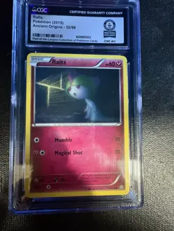 World Record CGC Ralts Ancient Origins 52/98 Pokemon Card - Image 2