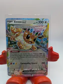 Pokemon TCG Eevee EX 075/131 Prismatic Evolutions Double Rare - Image 1