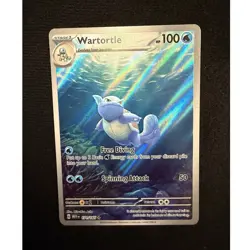 Pokemon Wartortle Illustration Rare Holo SV: Scarlet & Violet 151 171/165 Eng - Image 1