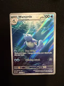 Pokemon Wartortle Illustration Rare Holo SV: Scarlet & Violet 151 171/165 Eng - Image 2