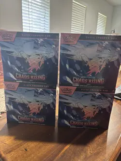 Pokemon Chaos Rising Elite Trainer Box Factory Sealed ETB IN HAND LOT OF 4 🔥 - Image 1