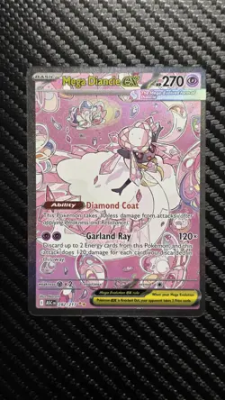 Mega Diancie Ex 282/217 SIR ME: Ascended Heros - Pokemon - TCG - EXTREMELY MINT+ - Image 1