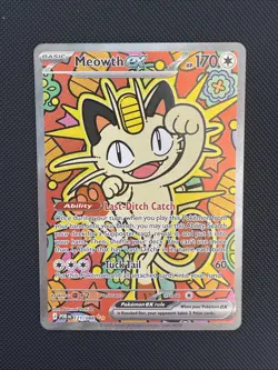 Pokemon Meowth ex 121/088 EX Ultra Rare Holo Perfect Order Set English 2026 - Image 1