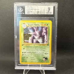 Pokemon TCG Giovanni's Nidoking Gym Challenge Holo Card 7/132 1st Edition Rare - Image 1
