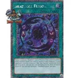 Yugioh! 1x Shaddoll Fusion RA04-EN231 Platinum Secret Rare 1st Ed NM - Image 1