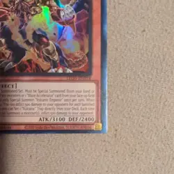 Yugioh LD10-EN018 Volcanic Emperor 1st Edition mint rare - Image 4