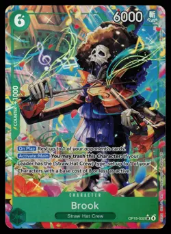 Brook (Alt Art) OP15-032 - Adventure on Kami's Island - Super Rare (NM) - Image 1