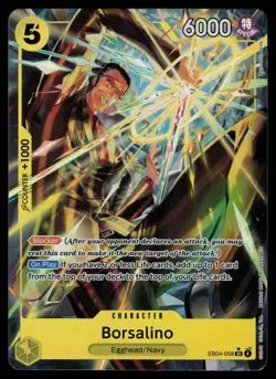 Borsalino (Alt Art) EB04-058 - Adventure on Kami's Island - Super Rare (NM) - Image 1