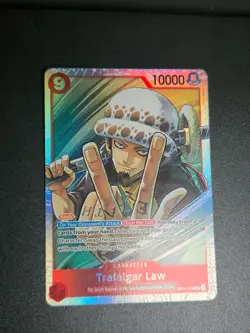 One Piece TCG OP14-009 Trafalgar Law SR - English Unplayed - Image 1