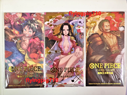 One Piece Card Game Lunar New Year Red Pocket Hancock Luffy Zoro Set of 3 Promo - Image 1