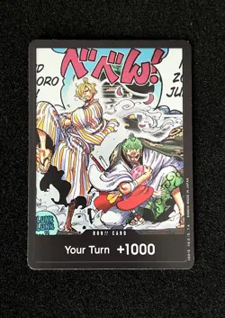 DON!! Card OP06 Zoro-Jurrou Alt Art Holo One Piece Wings Of The Captain English - Image 1