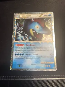 Feraligatr Black Star Promo HGSS07 Holo Card 2010 - Image 1