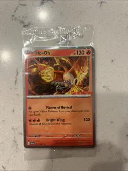 Pokemon TCG Ho-Oh GameStop Exclusive Promo Card | Mega Evolution Chaos Rising - Image 2