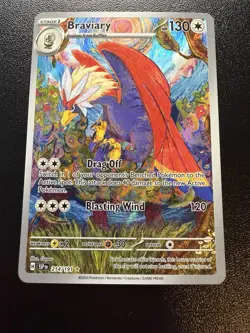 Braviary 214/191 Sv08: Surging Sparks Holo Illustration Rare NM Pokemon Card - Image 1