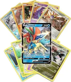 Pokemon Cards 50 Card Assorted Lot with Guaranteed V Pokemon - Image 4