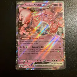 Team Rocket's Mewtwo ex 205 Sv: Scarlet & Violet Promo Cards Holo - Image 1