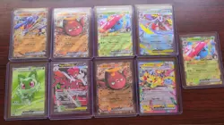 Ascended Heroes Mixed Card Lot Ex's & Full Art x9 Cards - Image 1
