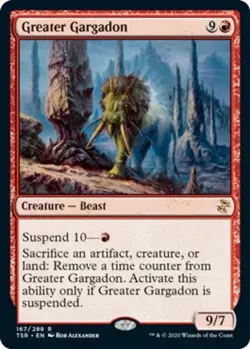 x1 Greater Gargadon R MTG Time Spiral Remastered M/NM, English - Image 1