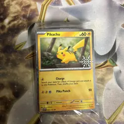 Pikachu 025/165 Holiday Special Promo Card🎄🎄🔥🔥 - Image 1