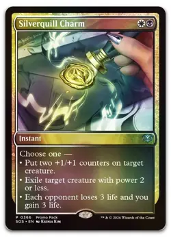 Silverquill Charm #365 (Foil) NM Promo Pack: Secrets of Strixhaven Magic MTG - Image 1