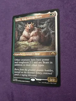 Kudo, King Among Bears #490 Modern Horizons 3 Etched Foil Rare MTG - Image 2