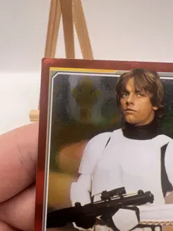 STAR WARS : Luke Skywalker #161 Topps UK Foil Trading Card THE FORCE AWAKENS - Image 5