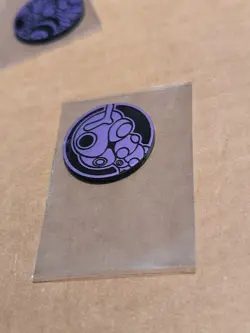 Pokemon Purple Caterpie Mini Coin From 151 Chinese - Image 1