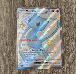 Pokemon TCG Mew ex 216/091 SV Paldean Fates Full Art Holo Shiny Ultra Rare - Image 1
