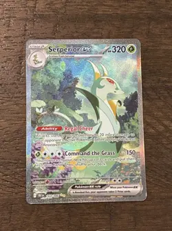 Serperior ex 164/086 Sv: Black Bolt Holo Pokemon TCG NM - Image 1